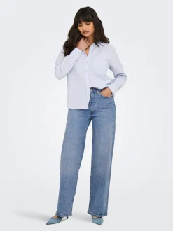 ONLJUICY Taille haute Wide Leg Fit Jeans