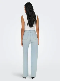 ONLJUICY Taille haute Wide Leg Fit Jeans