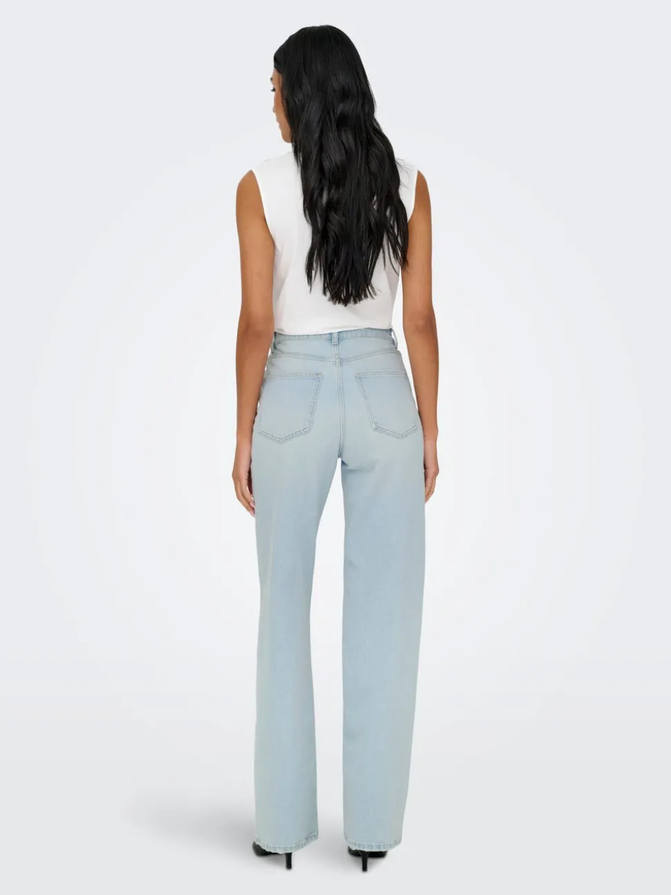 ONLJUICY Taille haute Wide Leg Fit Jeans