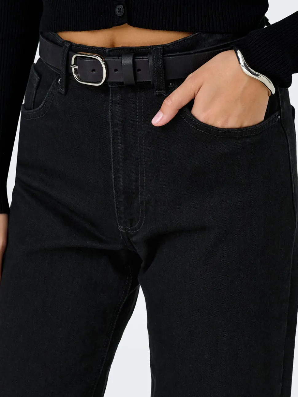 ONLJUICY Taille haute Wide Leg Fit Jeans
