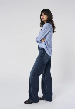 ONLJUICY Taille haute Wide Leg Fit Jeans