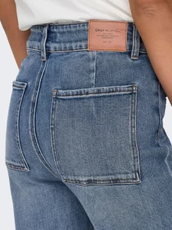ONLJUICY Taille haute Wide Leg Fit Jeans