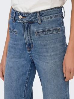 ONLJUICY Taille haute Wide Leg Fit Jeans