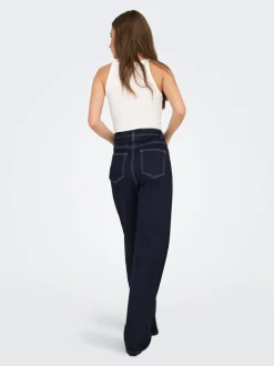 ONLJUICY-WAUW Taille haute Wide Leg Fit Jeans