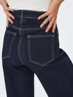 ONLJUICY-WAUW Taille haute Wide Leg Fit Jeans