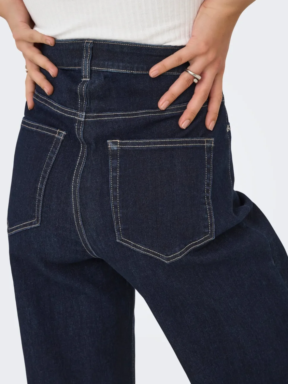 ONLJUICY-WAUW Taille haute Wide Leg Fit Jeans