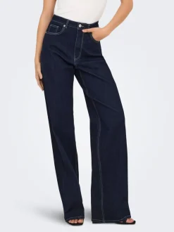 ONLJUICY-WAUW Taille haute Wide Leg Fit Jeans