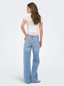 ONLJULLES Taille basse Wide Leg Fit Jeans
