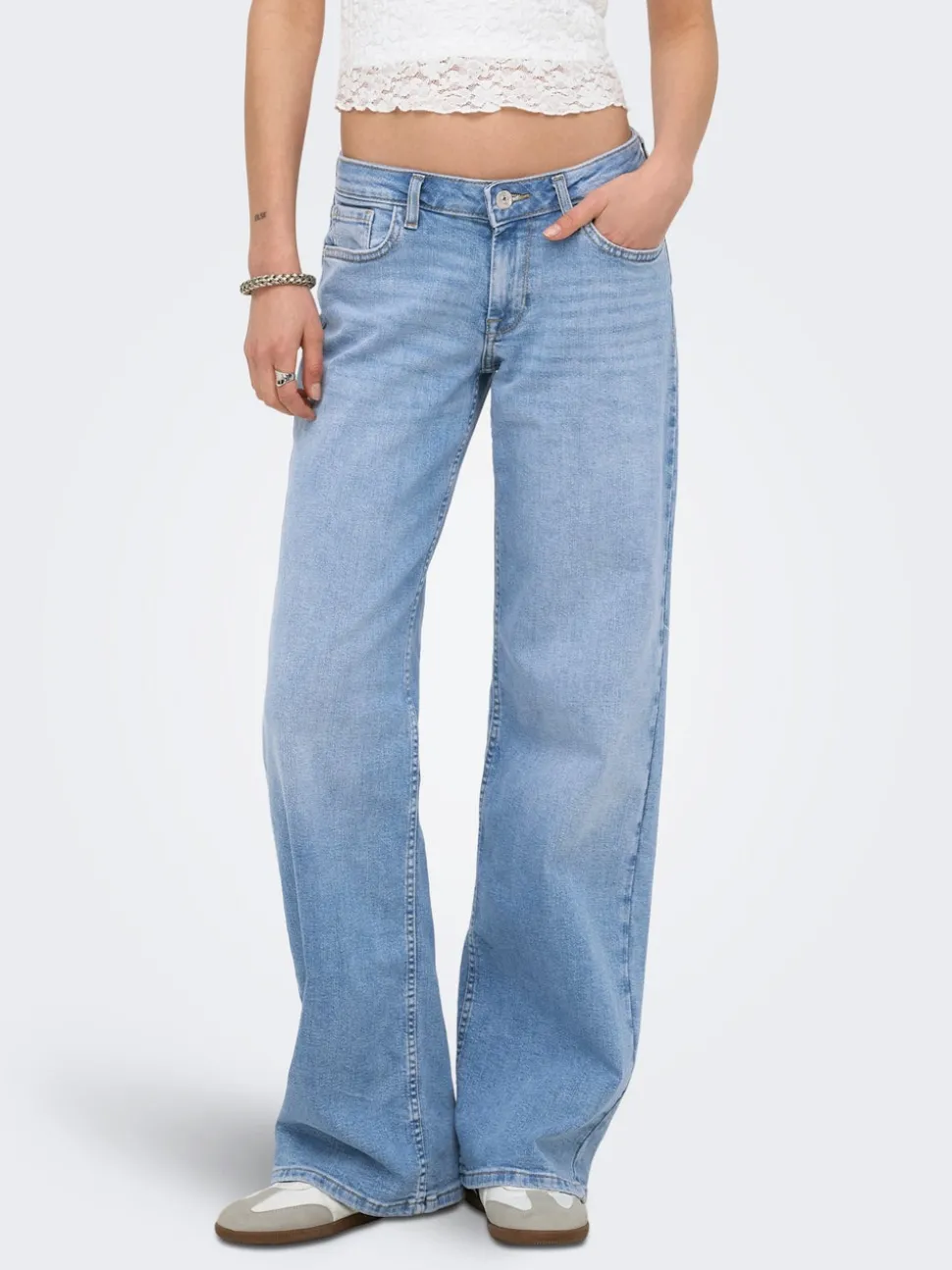 ONLJULLES Taille basse Wide Leg Fit Jeans