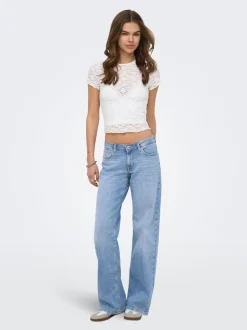 ONLJULLES Taille basse Wide Leg Fit Jeans