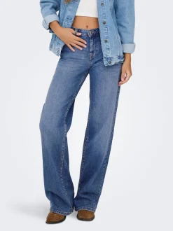 ONLJULLES Taille basse Wide Leg Fit Jeans