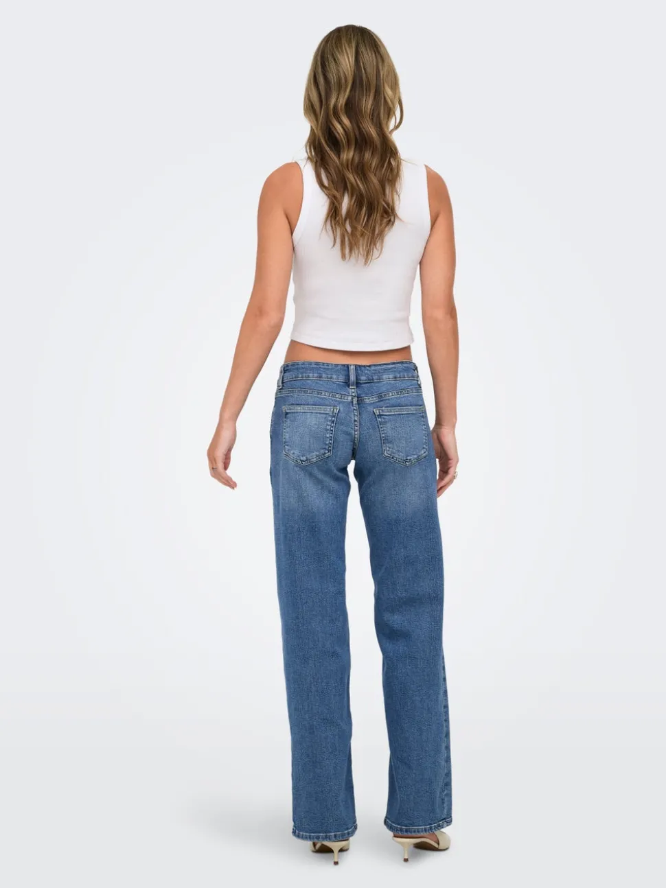 ONLJULLES Taille extra basse Wide Leg Fit Jeans