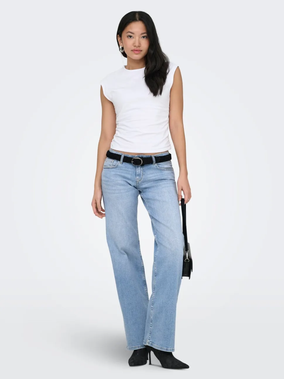 ONLJULLES Taille extra basse Wide Leg Fit Jeans
