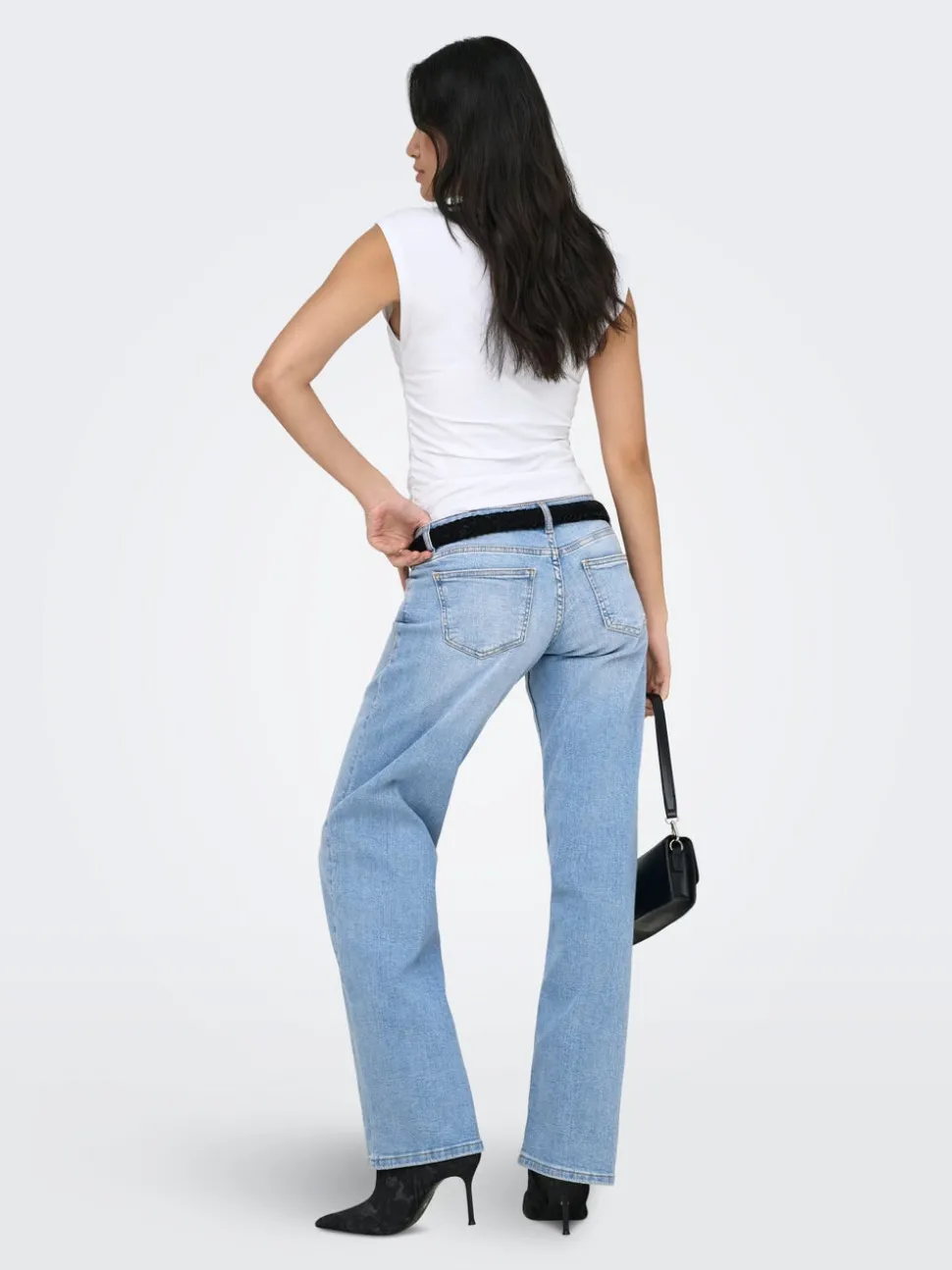 ONLJULLES Taille extra basse Wide Leg Fit Jeans