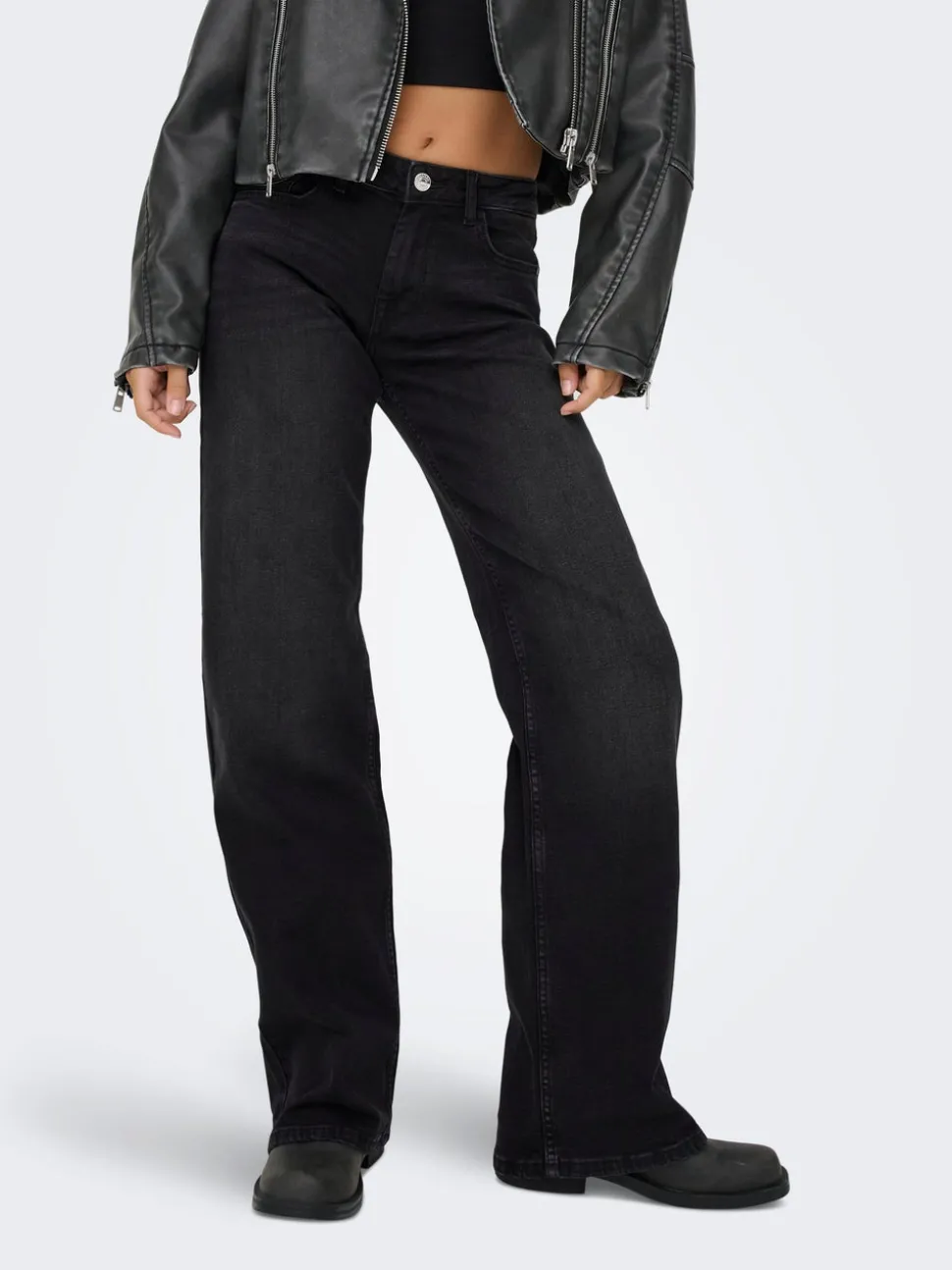 ONLJULLES Taille basse Wide Leg Fit Jeans