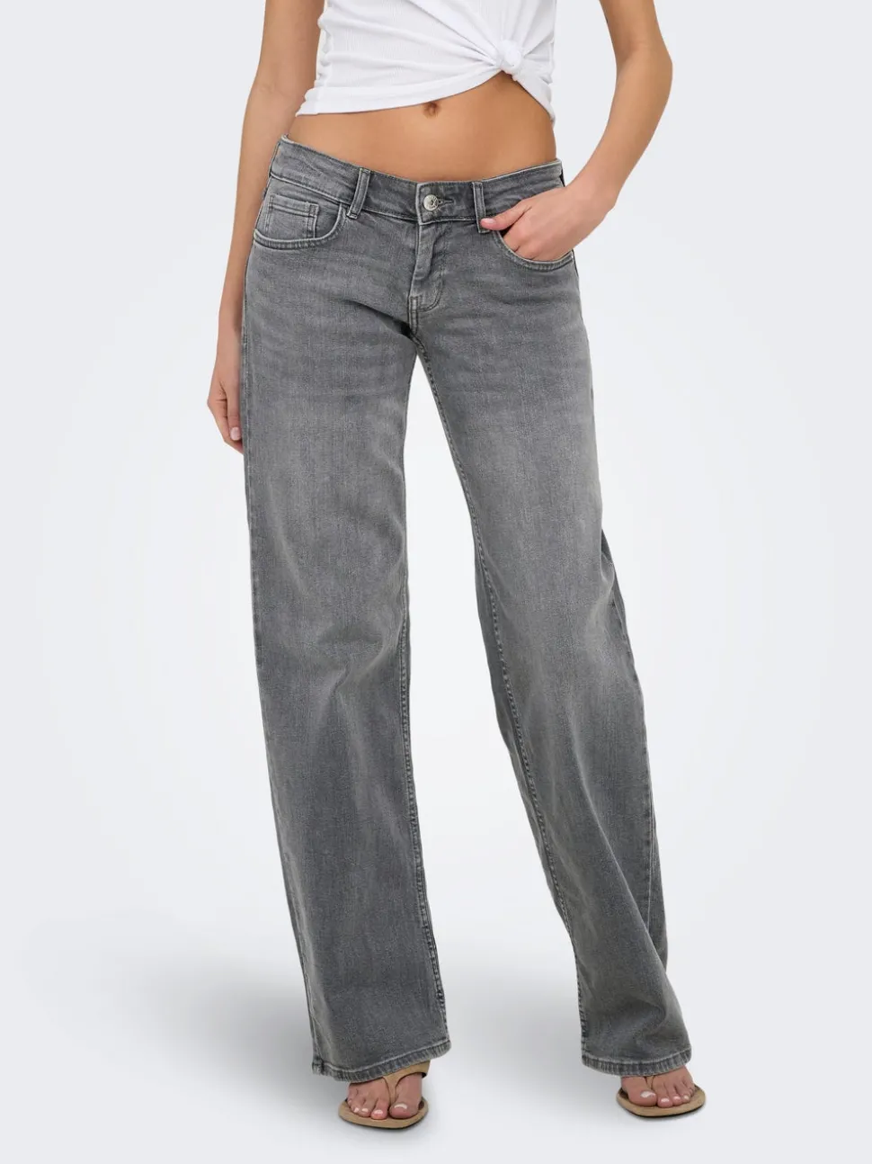 ONLJULLES Taille extra basse Wide Leg Fit Jeans