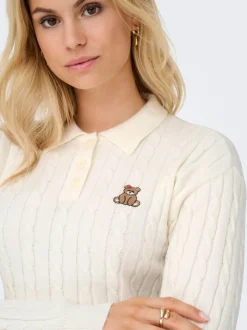 ONLKATIA Col polo en maille