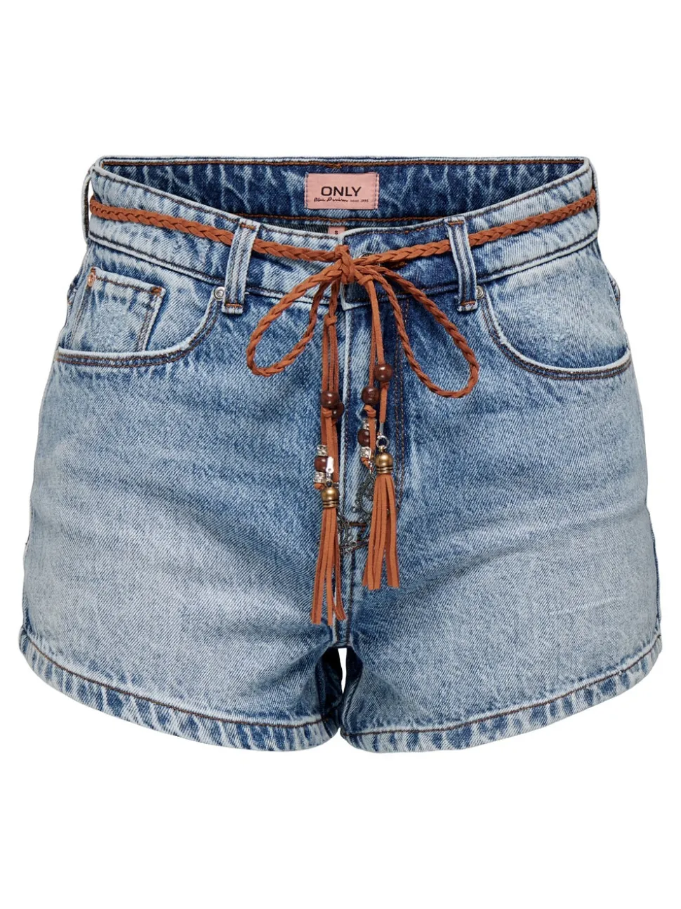 ONLKELLY Taille haute Regular Fit Short en denim