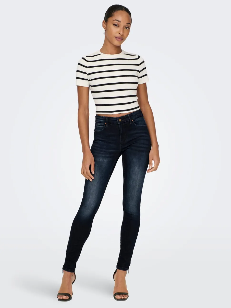 ONLKENDELL Taille moyenne Skinny Fit Longueur cheville Jeans