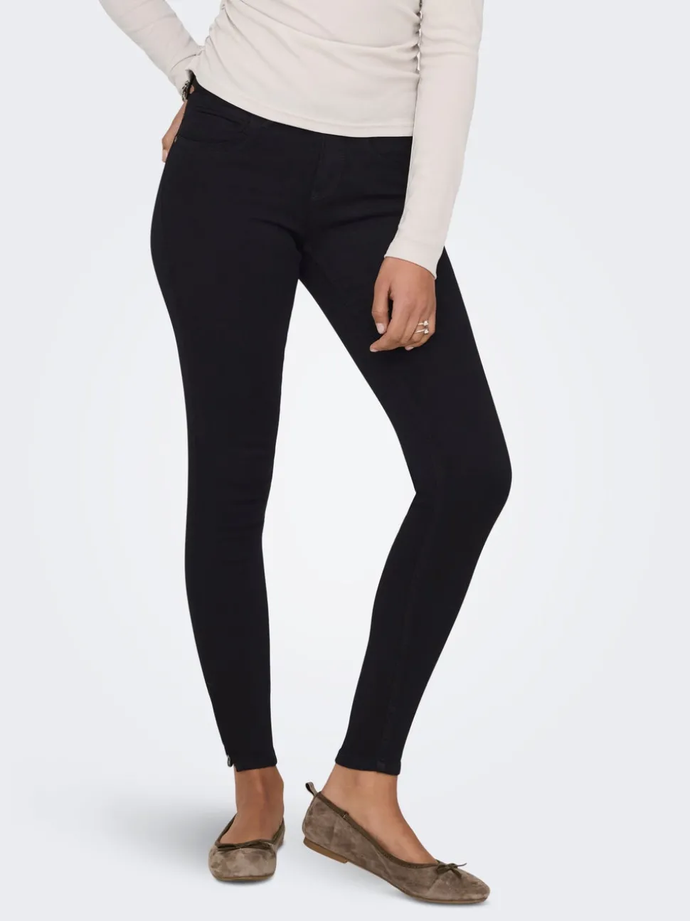 ONLKENDELL Taille moyenne Skinny Fit Longueur cheville Jeans