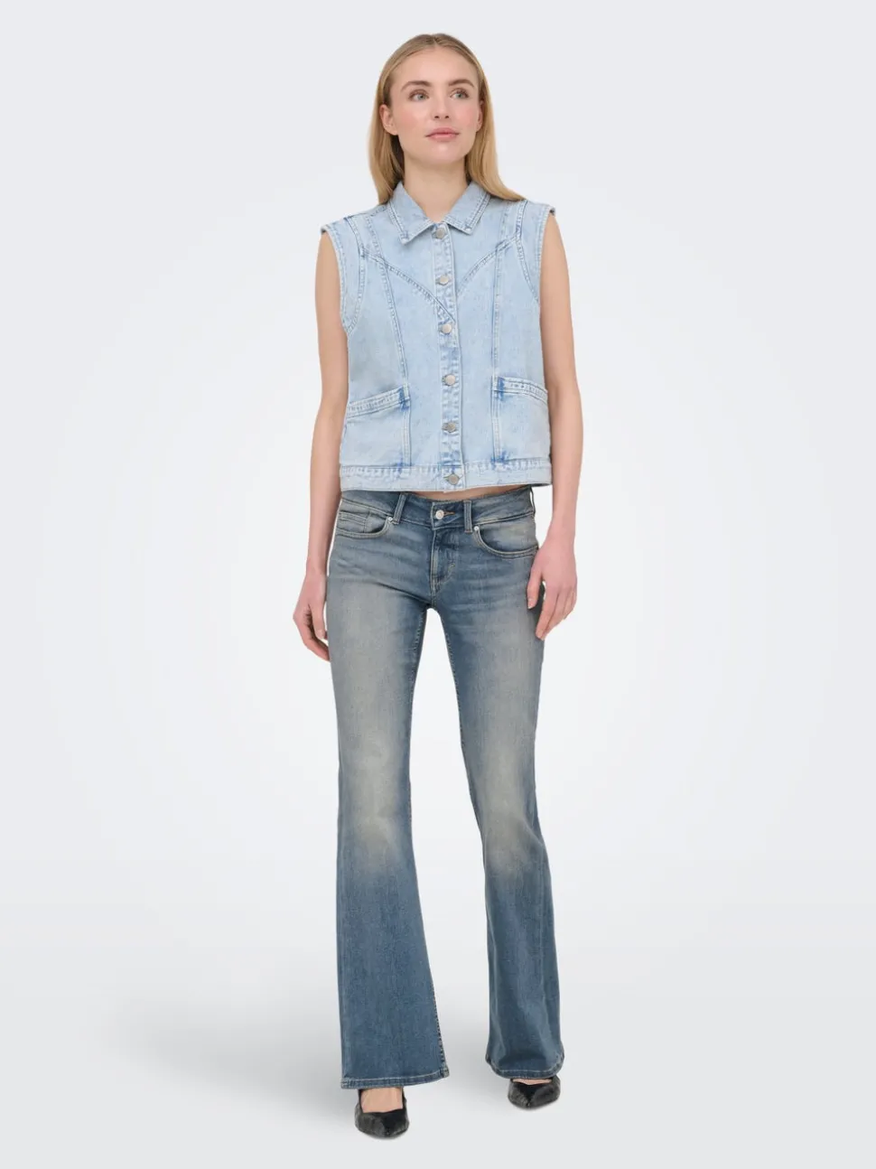 ONLKENNEDY Veste en jean sans manches
