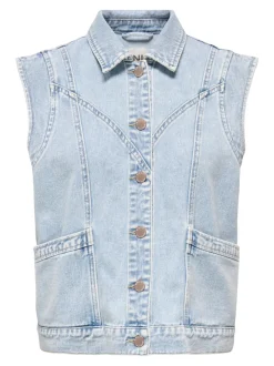 ONLKENNEDY Veste en jean sans manches