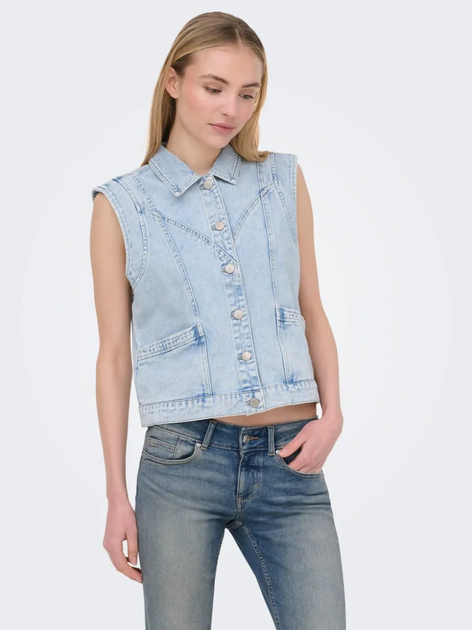ONLKENNEDY Veste en jean sans manches