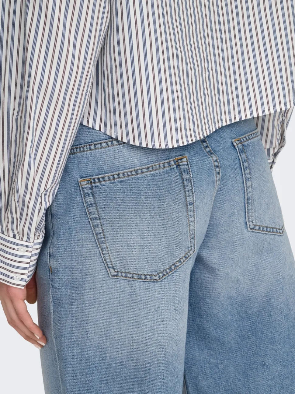 ONLLORAN Taille moyenne Bermuda Short en denim
