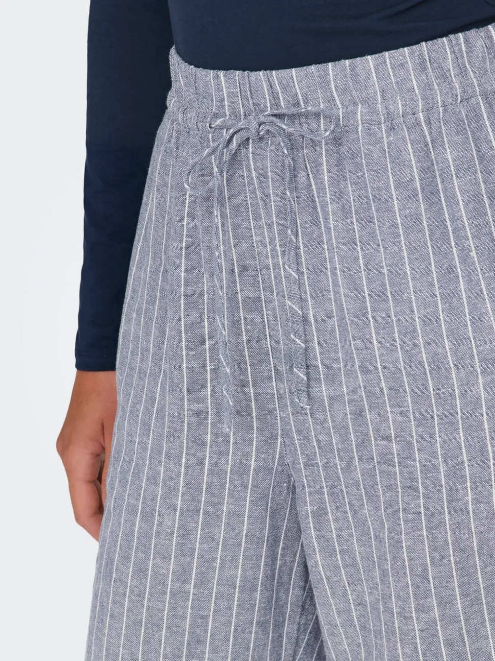 ONLLUDO Loose Fit Lin Pantalon