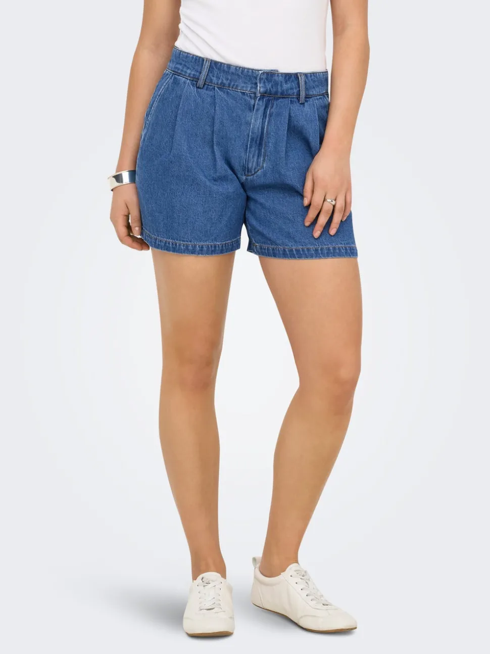 ONLLUKA Taille moyenne Loose Fit Short en denim