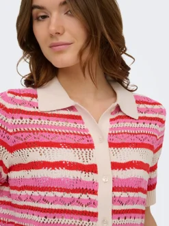 ONLLULA Col polo en maille