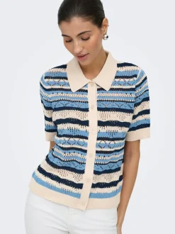 ONLLULA Col polo en maille