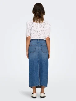 ONLLUMI Jean Jupe en denim Jupe midi