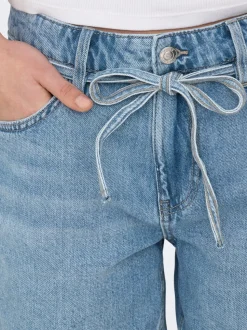 ONLLUMI Taille moyenne Wide Leg Fit Short en denim