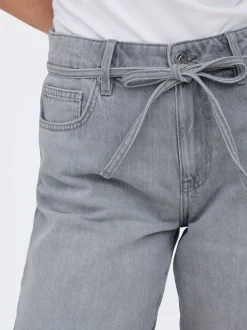 ONLLUMI Taille moyenne Wide Leg Fit Short en denim
