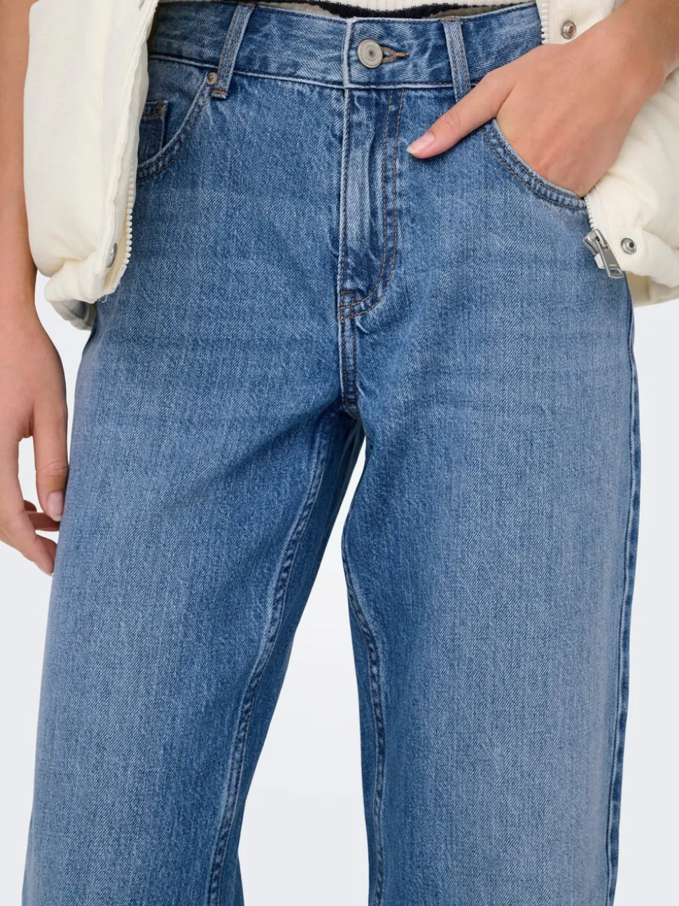 ONLLUMI Taille moyenne Mom Fit Jeans