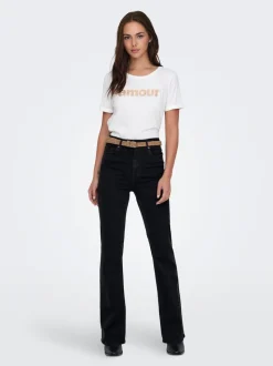 ONLLUNA Taille haute Flared Fit Jeans