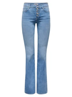 ONLLUSH Taille extra basse Retro Flared Fit Jeans