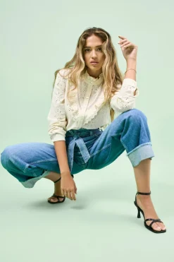 ONLMADDIE Taille haute Wide Leg Fit Jeans