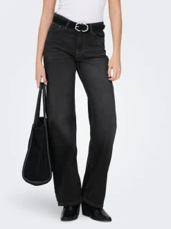 ONLMADDIE-O Taille haute Wide Leg Fit Jeans