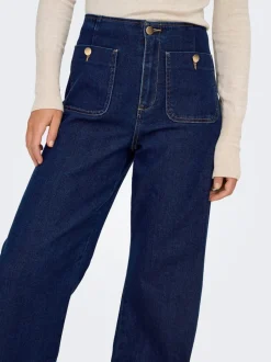 ONLMADELINE Taille haute Wide Leg Fit Jeans