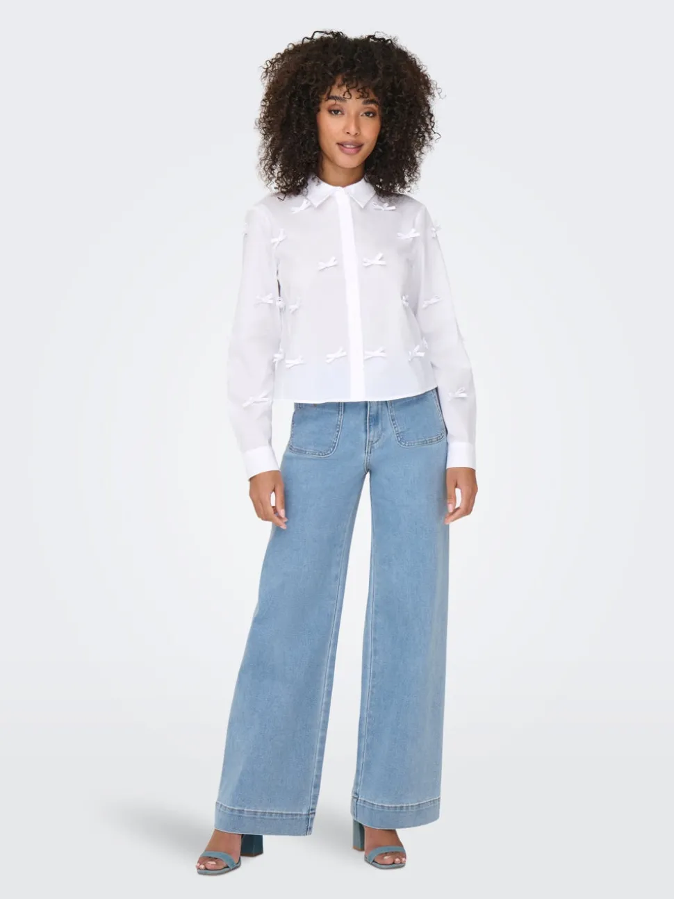 ONLMADELINE Taille haute Wide Leg Fit Jeans