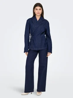 ONLMADELINE Taille haute Wide Leg Fit Jeans