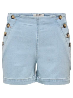 ONLMADELINE Taille haute Regular Fit Short en denim