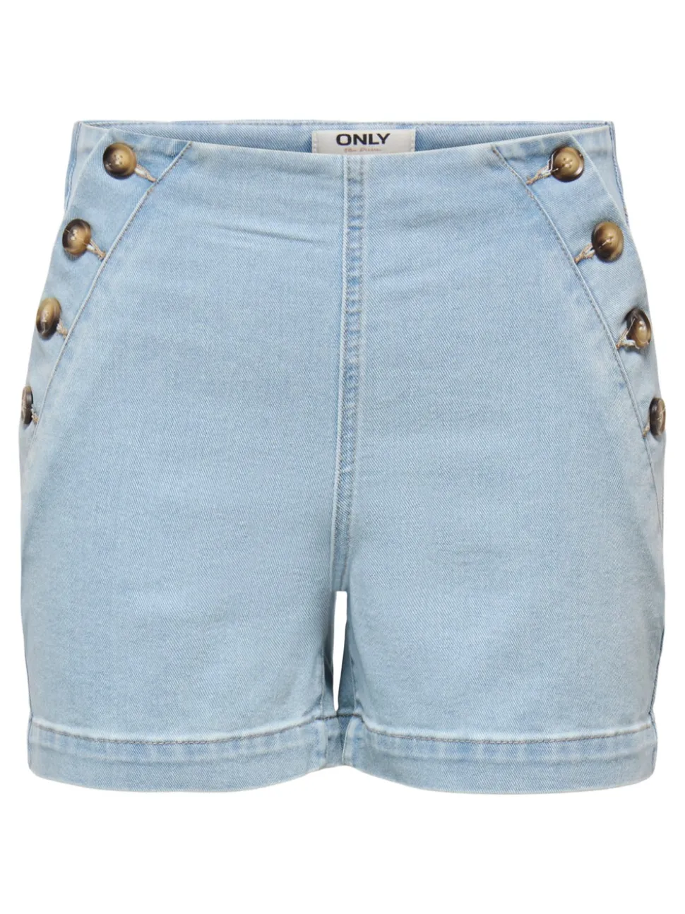 ONLMADELINE Taille haute Regular Fit Short en denim