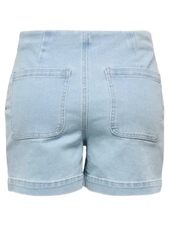 ONLMADELINE Taille haute Regular Fit Short en denim