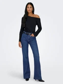 ONLMADISON Taille haute Flared Fit Jeans
