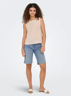ONLMADISON Taille haute Regular Fit Short en denim