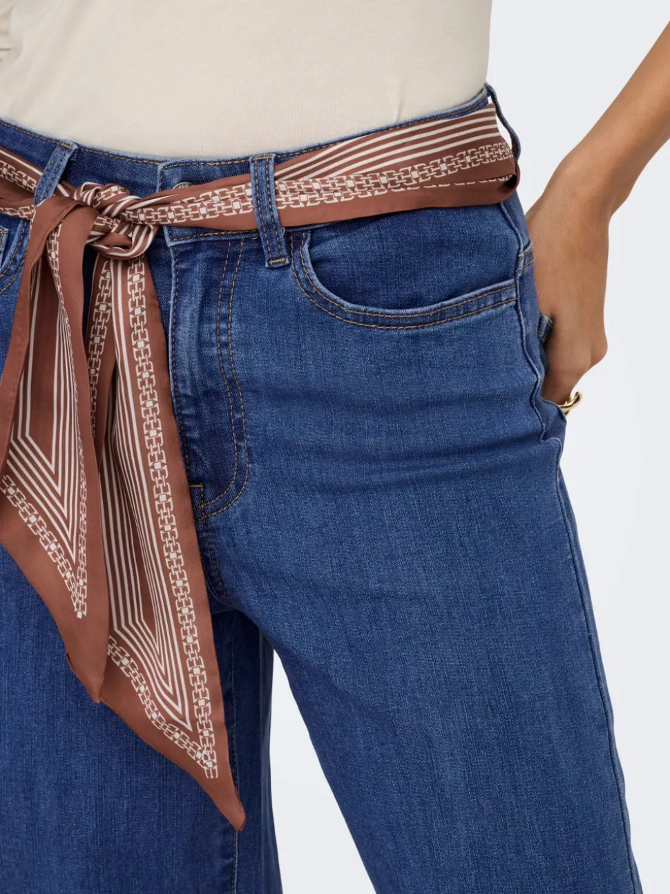 ONLMADISON Taille haute Wide Leg Fit Jeans
