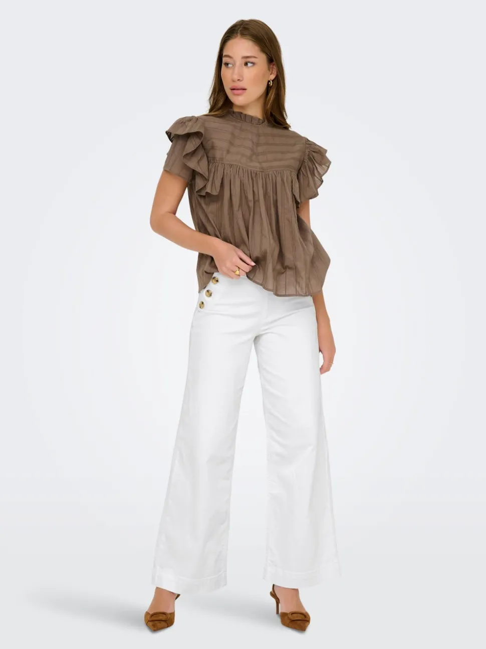 ONLMADISON Taille haute Wide Leg Fit Jeans